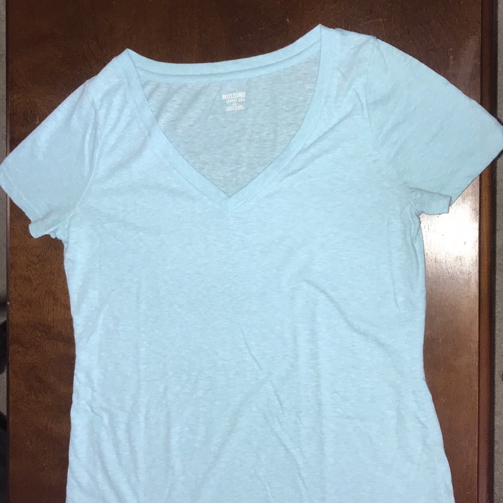 Mossimo Icy Blue Vneck Tshirt